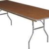 8′ long banquet wood tables - Image 2